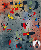 Le Reveil au Petit Jour from Constellations - Joan Miro reproduction oil painting