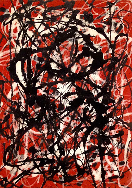 Free Form 1946 - Jackson Pollock reproduction oil painting