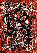 Free Form 1946 - Jackson Pollock reproduction oil painting