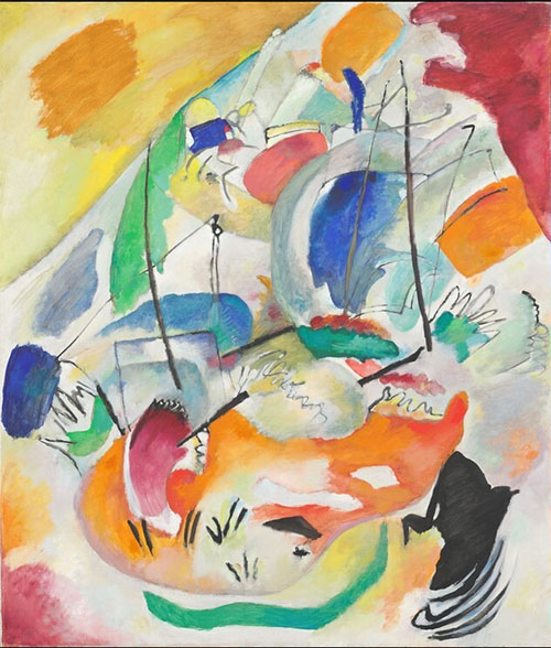 Improvisation 31 Sea Battle 1931 - Wassily Kandinsky reproduction oil painting