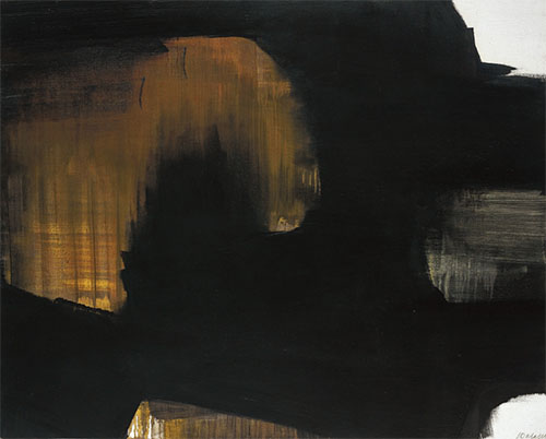 Painting 1965 - Pierre Soulages reproduction oil painting