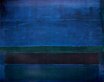 Cobalt Landscape Format - Mark Rothko reproduction oil painting