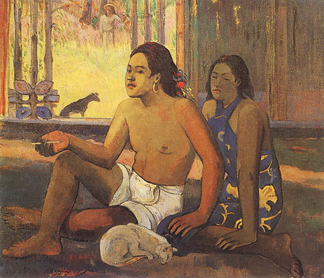 Relax - Paul Gauguin reproduction oil painting