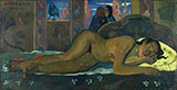 Nevermore O Tahiti - Paul Gauguin reproduction oil painting
