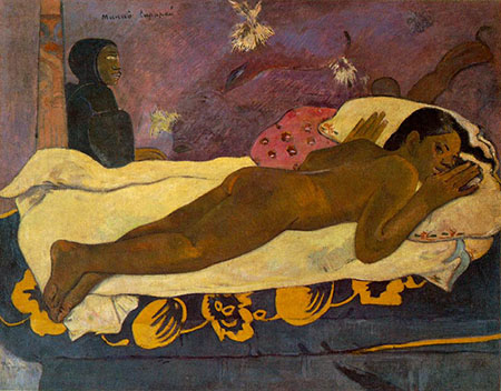 Spirit of the Dead Keeps Watch - Paul Gauguin reproduction oil painting