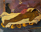 Spirit of the Dead Keeps Watch - Paul Gauguin reproduction oil painting