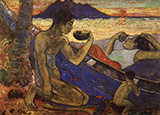 The Dugout - Paul Gauguin reproduction oil painting