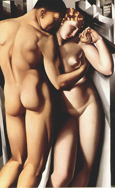Adam and Eve - Tamara de Lempicka reproduction oil painting