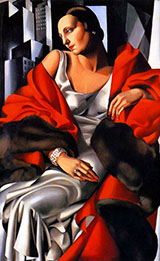 Madam Boucard - Tamara de Lempicka reproduction oil painting
