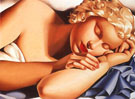 Sleeping Woman 1935 - Tamara de Lempicka reproduction oil painting
