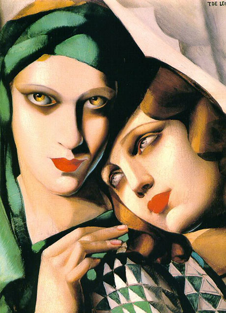 Green Turban - Tamara de Lempicka reproduction oil painting