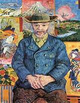 Portrait of Pere Tanguy - Vincent van Gogh reproduction oil painting