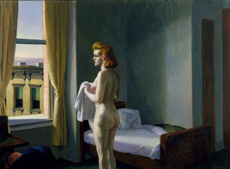Morning in a City 1944 - Edward Hopper reproduction oil painting