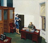 Office at Night 1940 - Edward Hopper reproduction oil painting