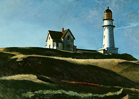 Light House Hill 1927 - Edward Hopper reproduction oil painting