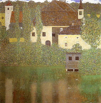 Schloss Kammer on the Attersee (1901) - Gustav Klimt reproduction oil painting