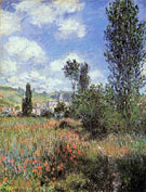 Path in the le Saint Martin - Claude Monet reproduction oil painting