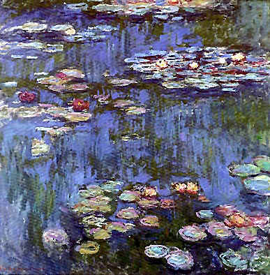 Water Lilies - Claude Monet reproduction oil painting
