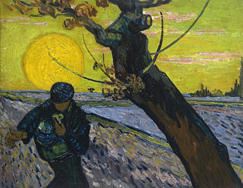 The Sower   Arles - Vincent van Gogh reproduction oil painting