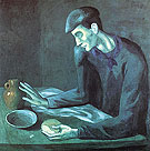 Blind Man's Meal (1903) - Pablo Picasso reproduction oil painting