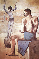 Acrobat with Ball (1905) - Pablo Picasso reproduction oil painting