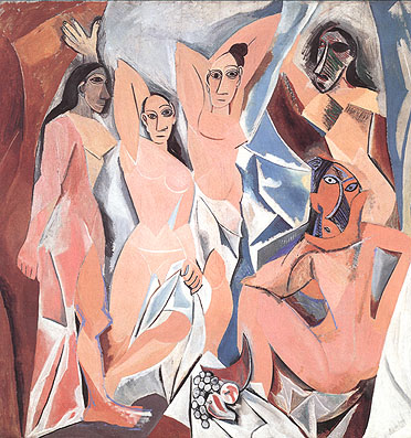 Les Demoiselles d'Avignon 1907 - Pablo Picasso reproduction oil painting