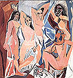 Les Demoiselles d'Avignon 1907 - Pablo Picasso reproduction oil painting