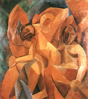 Three Women (1907) - Pablo Picasso reproduction oil painting