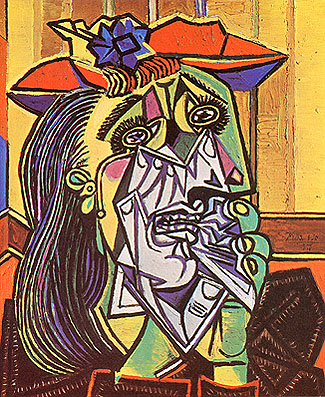 Weeping Woman (1937) - Pablo Picasso reproduction oil painting
