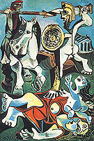 Rape of the Sabine Women (1962) - Pablo Picasso reproduction oil painting