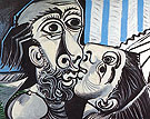 The Kiss (1969) - Pablo Picasso