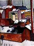St Mary's in the Snow 1911 - August Macke