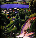 Tegernsee Landscape (1910) - August Macke