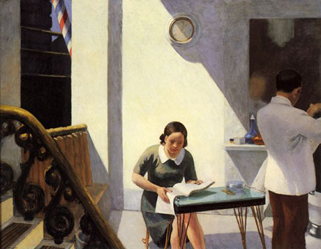 The Barber Shop 1931 - Edward Hopper reproduction oil painting