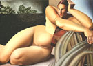 Reclining Nude 1925 - Tamara de Lempicka reproduction oil painting