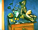 Terracotta Water Jug & Fruits 1915 - Henri Matisse reproduction oil painting