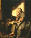 The Apostle Paul in Prison - Rembrandt Van Rijn reproduction oil painting