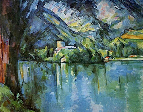 Lake Annecy 1896 - Paul Cezanne reproduction oil painting