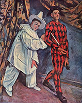 Mardi Gras 1888 - Paul Cezanne reproduction oil painting