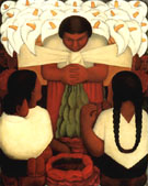 Flower Festival 1925 - Diego Rivera