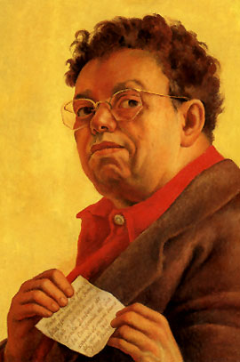 Self Portrait 1941 - Diego Rivera reproduction oil painting