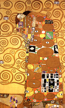 Fulfilment - Gustav Klimt reproduction oil painting