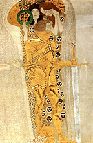 Yearning for Happiness Detail 1902 - Gustav Klimt