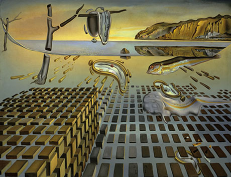 The Disintegration Persistence of Memory 1952 - Salvador Dali reproduction oil painting