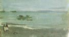 Grey and Silver Mist Lifeboat 1884 - James McNeill Whistler reproduction oil painting
