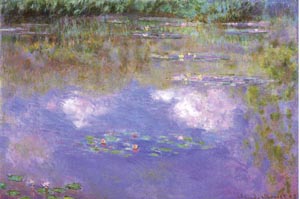 Waterlilies, Clouds 1903 - Claude Monet reproduction oil painting